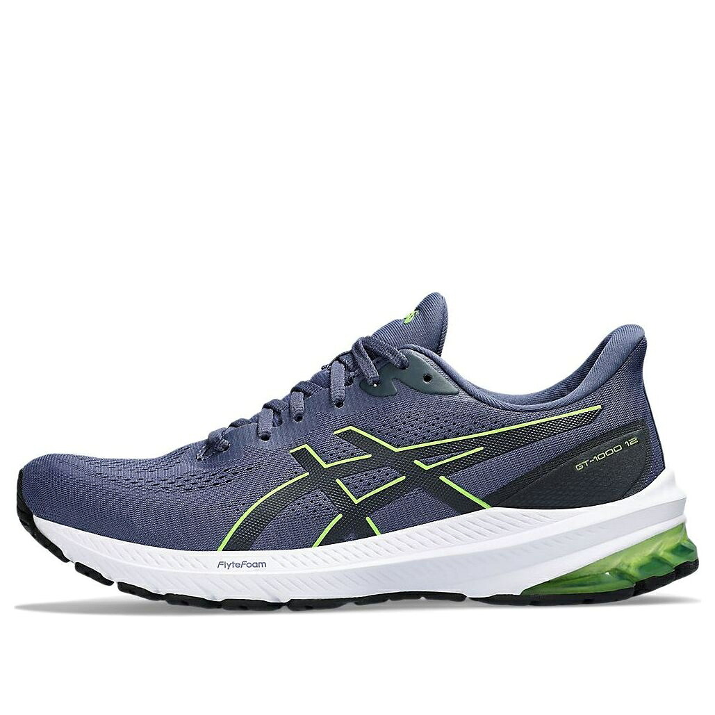 アシックス 青味 青み サンダー 菩提樹 \u0027THUNDER LIME\u0027 スニーカー メンズ ASICS GT-1000 12 BLUE ELECTRIC 1011B631-403 / THUNDER BLUE ELECTRIC LIME