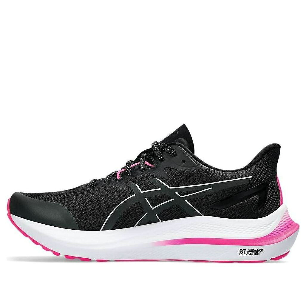アシックス 白色 ホワイト 黒色 ブラック ピンク \'BLACK PINK\' スニーカー レディース ASICS (WMNS) GT-2000 12 LITE-SHOW WHITE 1012B578-001 / BLACK WHITE PINK｜スニケス