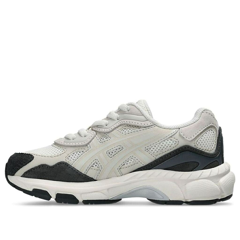 アシックス クリーム 灰色 グレー 'CREAM GREY' ジュニア キッズ ASICS (PS) GEL NYC SMOKE 1204A176-101 / CREAM SMOKE GREY ベビー マタニティ スニーカー