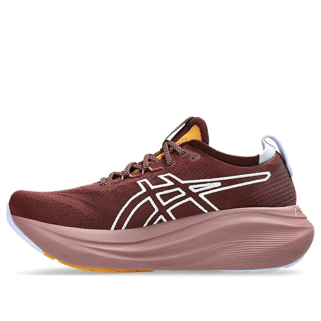 アシックス 赤 赤いこと \u0027NATURE PLANET\u0027 スニーカー レディース ASICS (WMNS) GEL-NIMBUS 27 TR BATHING DARK RED 1012B908-600 / NATURE BATHING DARK RED PLANET