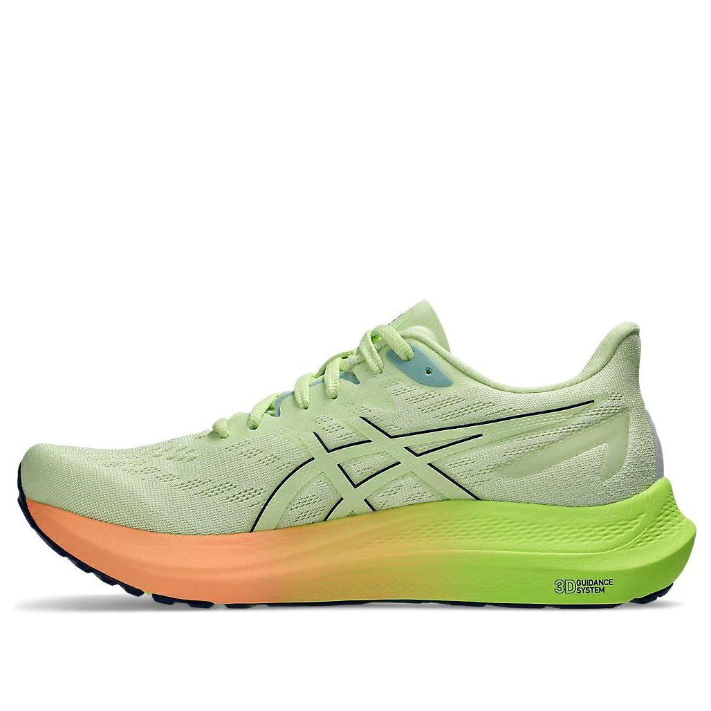 アシックス 青色 ブルー 緑 グリーン 黒色 ブラック 橙 オレンジ 'COOL EXPANSE' スニーカー レディース ASICS (WMNS) GT-2000 12 MATCHA BLUE 1012B506-303 / GREEN BLACK ORANGE
