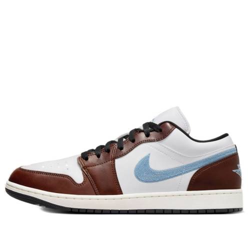 ナイキ ジョーダン 青色 ブルー 白色 ホワイト 灰色 グレー 黒色 ブラック BROWN GREY スニーカー メンズ JORDAN AIR 1 LOW SE BLUE FQ7832-142 / WHITE BLUE GREY BLACK SAIL