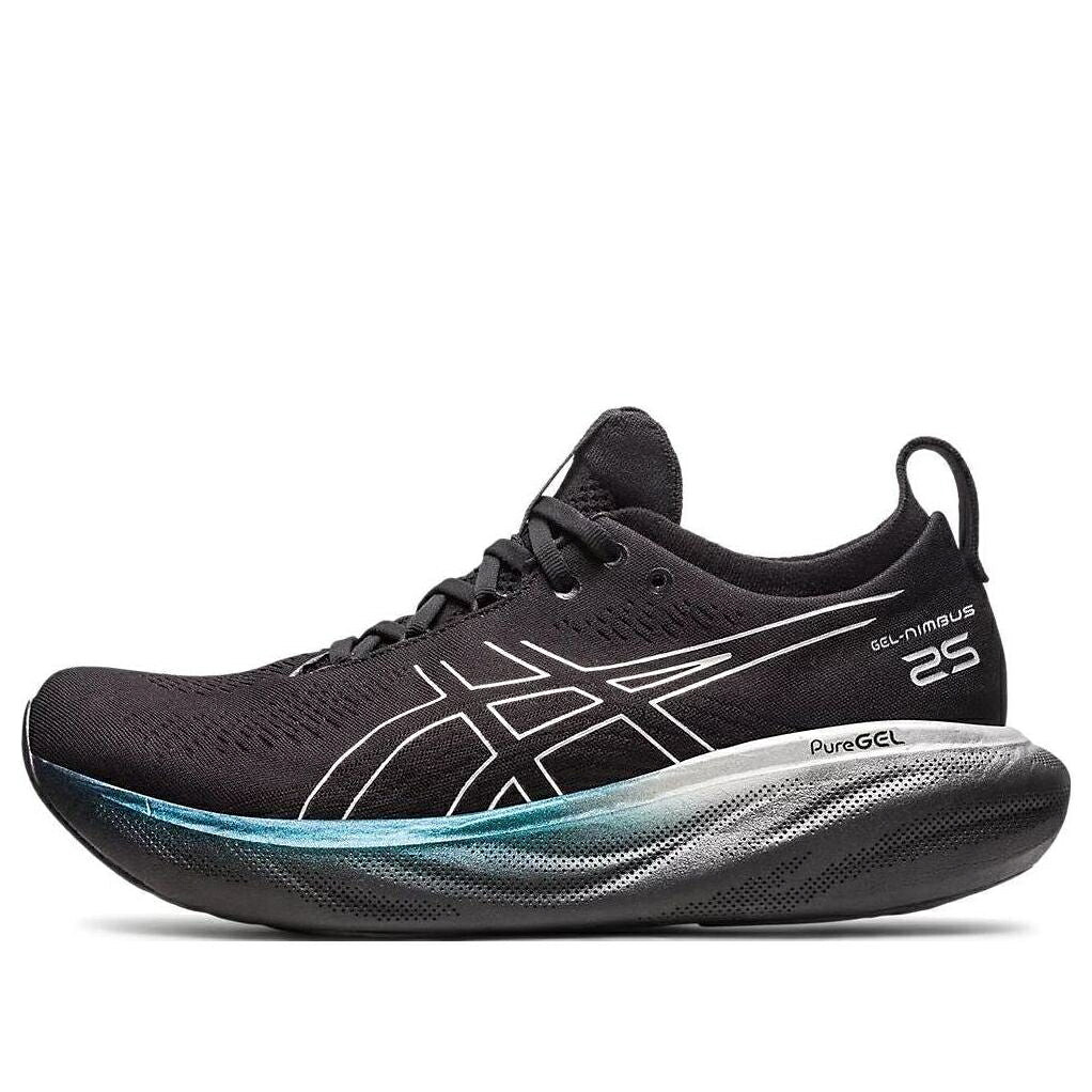 アシックス プラチナム ピュア 黒色 ブラック 'BLACK SILVER' スニーカー メンズ ASICS GEL-NIMBUS 25 PLATINUM PURE 1011B616-001 / BLACK