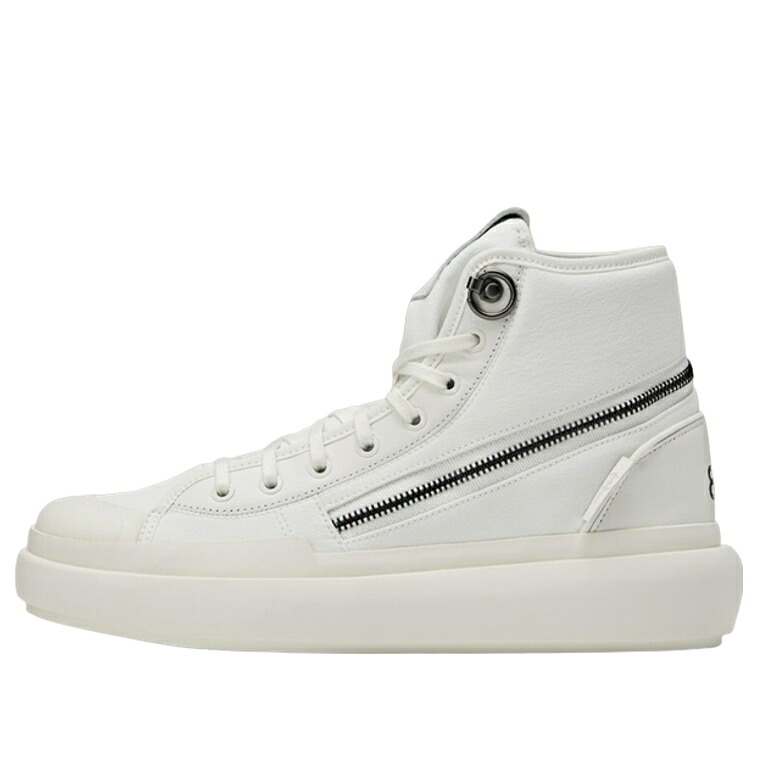 アディダス 厚地の外套 御機嫌 白いこと 白いこと \u0027WHITE\u0027 スニーカー メンズ ADIDAS Y-3 AJATU COURT HIGH HR1932 / WHITE