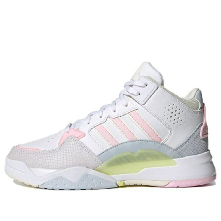 アディダス ネオ ピンク 白色 ホワイト 灰色 グレー グレイ 黄色 イエロー WHITE YELLOW スニーカー レディース ADIDAS (WMNS) NEO 5TH QUARTER PINK FY6640 / WHITE GRAY PINK YELLOW