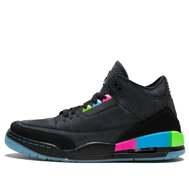 ナイキ ジョーダン 黒いこと 黒いこと \u0027QUAI 54\u0027 スニーカー メンズ JORDAN AIR 3 RETRO AT9195-001 / BLACK