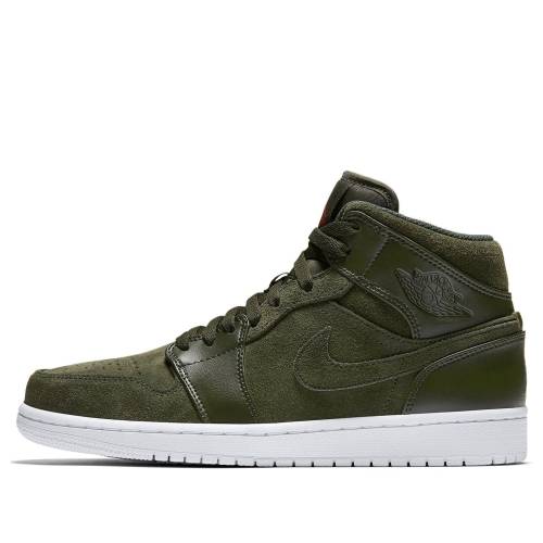 ナイキ ジョーダン ミッド マックス 橙 オレンジ色 白いこと 白いこと \u0027SEQUOIA ORANGE\u0027 スニーカー メンズ JORDAN AIR 1 MID MAX 554724-302 / SEQUOIA MAX ORANGE WHITE