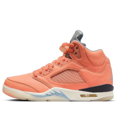 ナイキ ジョーダン クリムゾン 橙 オレンジ色 白いこと 白いこと \u0027WE BLISS\u0027 スニーカー メンズ JORDAN AIR 5 RETRO X DJ KHALED THE BEST - CRIMSON DV4982-641 / ORANGE WHITE
