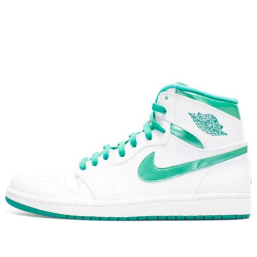 ナイキ ジョーダン ご機嫌 白いこと 白いこと 緑 緑であること \u0027DO THING\u0027 スニーカー メンズ JORDAN AIR 1 RETRO HIGH THE RIGHT 332550-131 / WHITE SEA GREEN