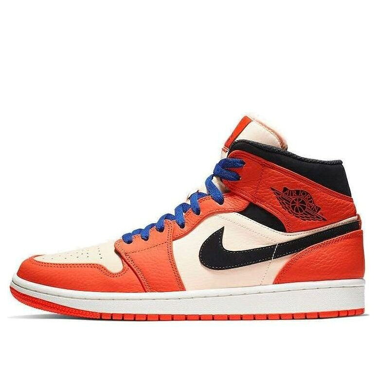 ナイキ ジョーダン ミッド チーム 橙 オレンジ 黒色 ブラック クリムゾン 'TEAM ORANGE' スニーカー メンズ JORDAN AIR 1 RETRO MID SE 852542-800 / TEAM ORANGE BLACK CRIMSON TINT|スニケス