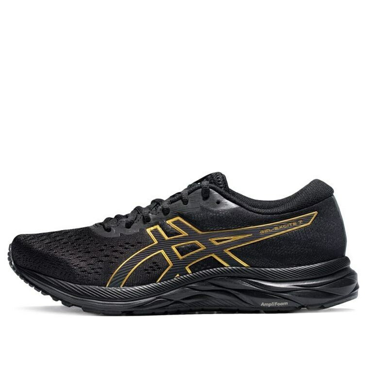 アシックス 黒色 ブラック ゴールド BLACK GOLD スニーカー メンズ ASICS GEL-EXCITE 7 1011A946-001 / BLACK GOLD