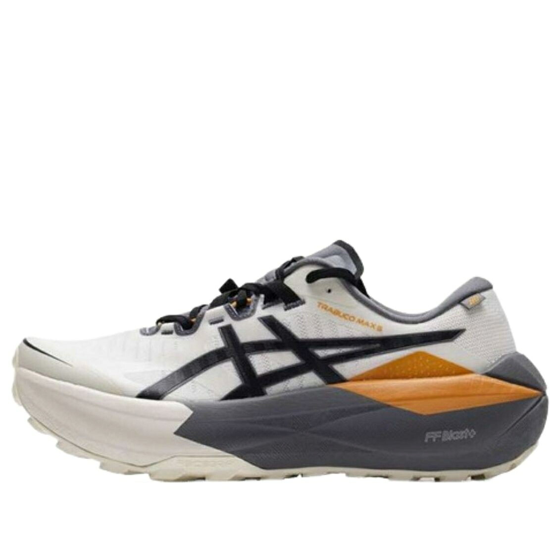 アシックス マックス カーボン クリーム 黒色 ブラック 'CREAM BLACK' スニーカー メンズ ASICS TRABUCO MAX 5 GO CARBON 1011C271-100 / CREAM CARBON BLACK