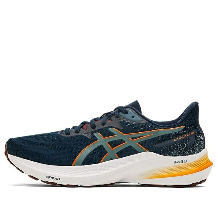 アシックス 青色 ブルー 'FRENCH TEAL' スニーカー メンズ ASICS GT-2000 12 BLUE 1011B691-401 / FRENCH BLUE TEAL｜スニケス