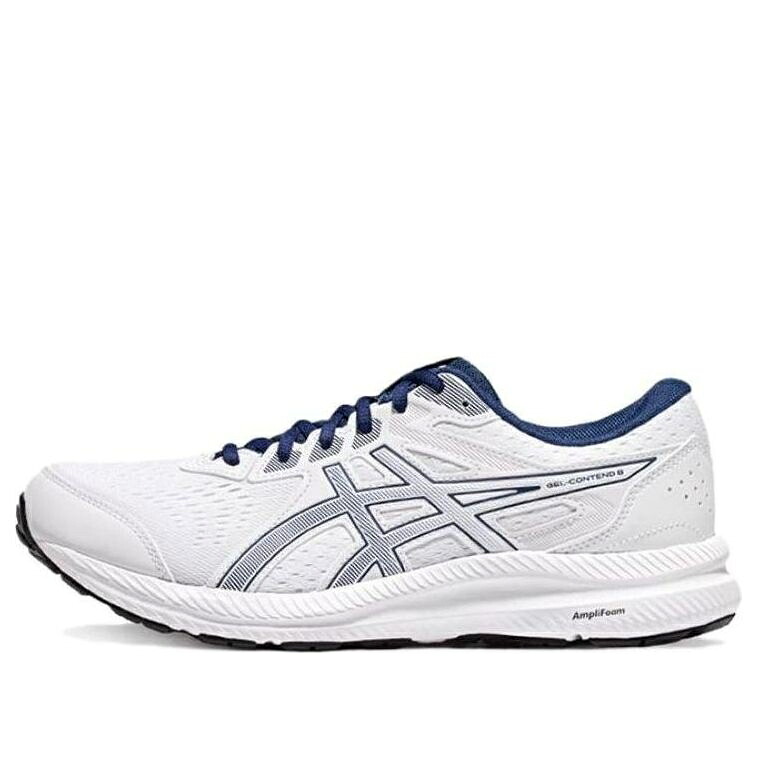 アシックス 青味 青み 白いこと 白いこと \u0027WHITE EXPANSE\u0027 スニーカー メンズ ASICS GEL-CONTEND 8 BLUE 1011B492-104 / WHITE BLUE EXPANSE