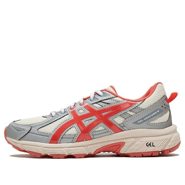 アシックス 灰色 グレー 赤 レッド 'GREY RED' スニーカー レディース ASICS (WMNS) GEL-VENTURE 6 X KIRSH 1202A263-200 / GREY RED｜スニケス