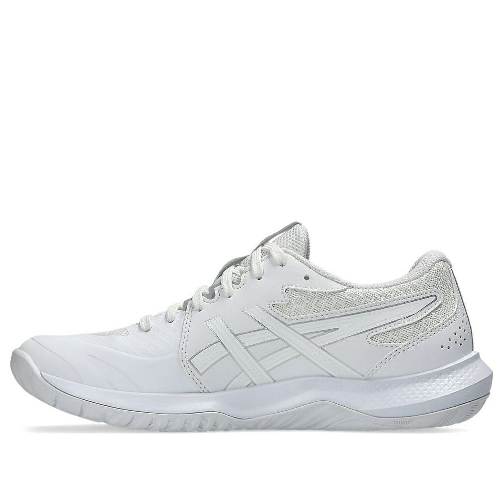 アシックス サー青少年 純然たる 白いこと 白いこと しろがね色 しろがね色 \u0027WHITE SILVER\u0027 スニーカー レディース ASICS (WMNS) GEL-TACTIC 13 PURE 1072A118-100 / WHITE PURE SILVER レディース靴-靴-スニーカー