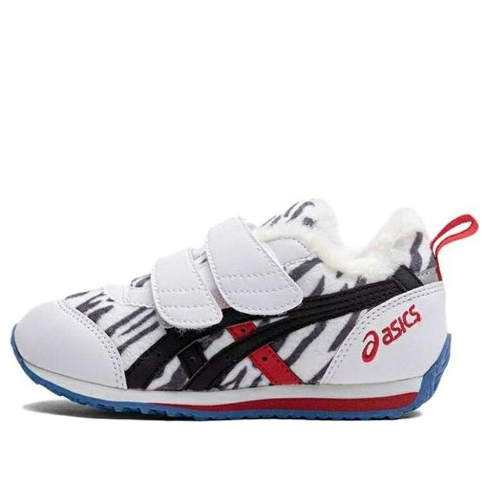 アシックス スニーカー 運動靴 黒色 ブラック 白色 ホワイト 赤 レッド 'WHITE RED' ジュニア キッズ ASICS (PS) COTLA SHOES BLACK 1144A349-100 / WHITE BLACK RED ベビー マタニティ スニーカー｜スニケス