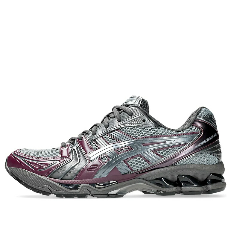 アシックス 灰色 グレー 紫 パープル TOKYO NIGHTLIFE スニーカー メンズ ASICS X ATMOS GEL-KAYANO 14 1203A510-020 / GREY PURPLE