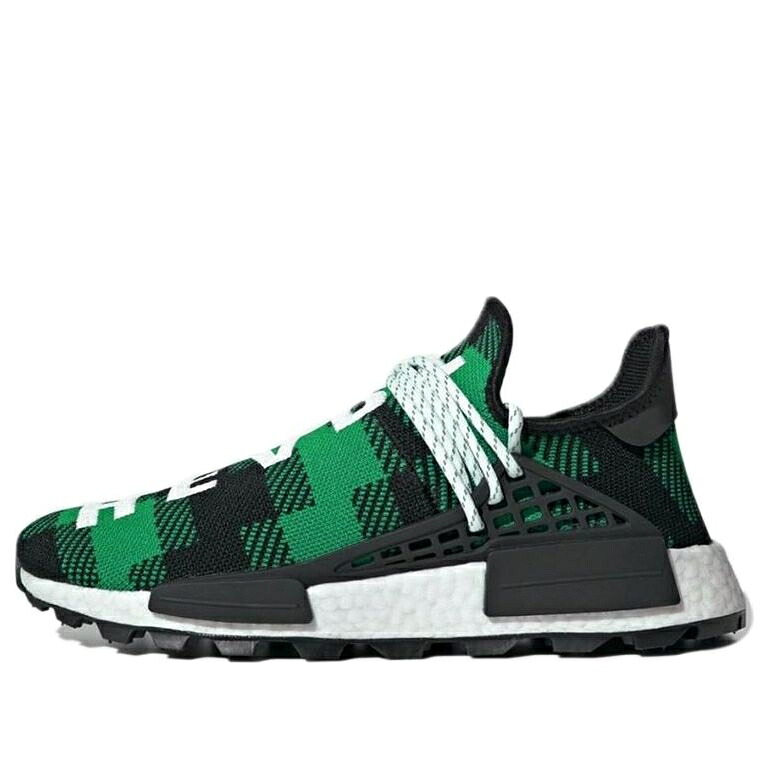 アディダス 野球クラブ 緑 緑であること ビリオネアボーイズクラブ \u0027GREEN PLAID\u0027 スニーカー メンズ ADIDAS X PHARRELL BILLIONAIRE BOYS CLUB NMD HU TRAIL EF7388 / GREEN