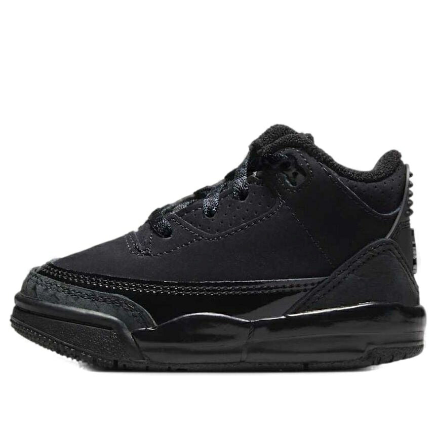ナイキ ジョーダン 黒いこと 黒いこと 濃灰色 \u0027BLACK CAT\u0027 もの言う花 JORDAN (TD) AIR 3 RETRO 2025 DM0968-001 / BLACK DARK CHARCOAL BLACK
