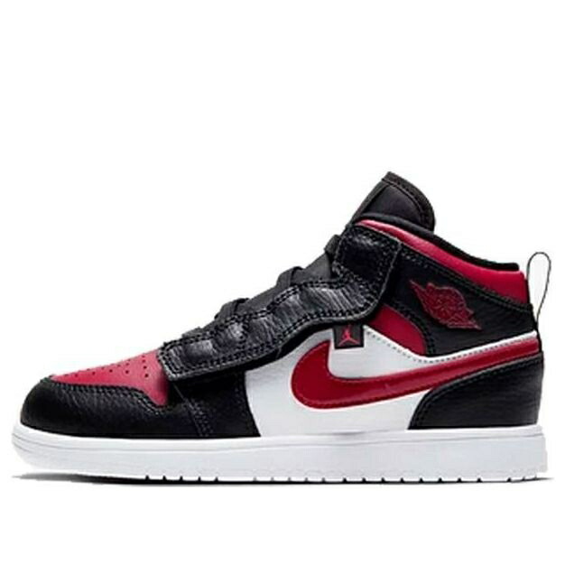 ナイキ ジョーダン ミッド 黒色 ブラック 赤 レッド 白色 ホワイト 'NOBLE RED' ジュニア キッズ JORDAN (PS) AIR 1 MID ALT AR6351-066 / BLACK NOBLE RED WHITE ベビー マタニティ スニーカー