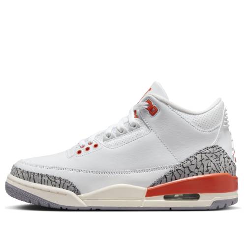 ナイキ ジョーダン 白いこと 白いこと 薄墨色 シメント \u0027GEORGIA PEACH\u0027 スニーカー レディース JORDAN (WMNS) AIR 3 RETRO CK9246-121 / WHITE COSMIC CLAY SAIL CEMENT