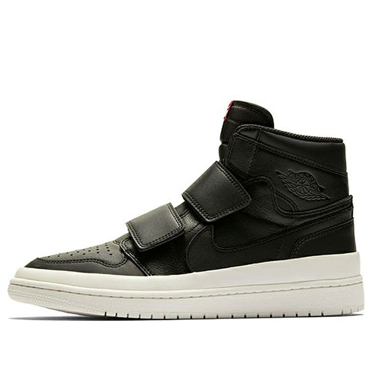 ナイキ ジョーダン ハイ ストラップ 黒色 ブラック 赤 レッド 'BLACK' スニーカー メンズ JORDAN AIR 1 RETRO HIGH DOUBLE STRAP AQ7924-001 / BLACK GYM RED SAIL