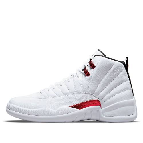 ナイキ ジョーダン 白色 ホワイト 赤 レッド 黒色 ブラック TWIST スニーカー メンズ JORDAN AIR 12 RETRO CT8013-106 / WHITE UNIVERSITY RED BLACK