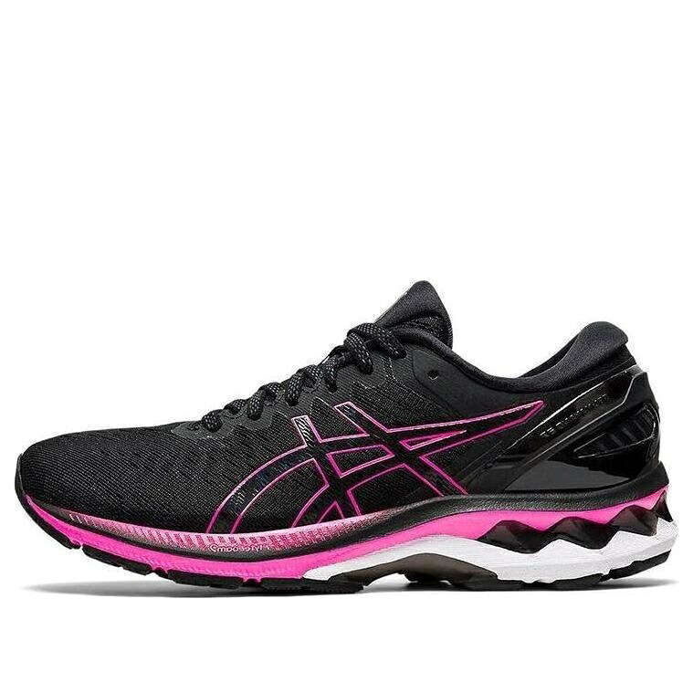 アシックス ピンク 黒色 ブラック 'BLACK GLO' スニーカー レディース ASICS (WMNS) GEL-KAYANO 27 PINK 1012A649-003 / BLACK|スニケス