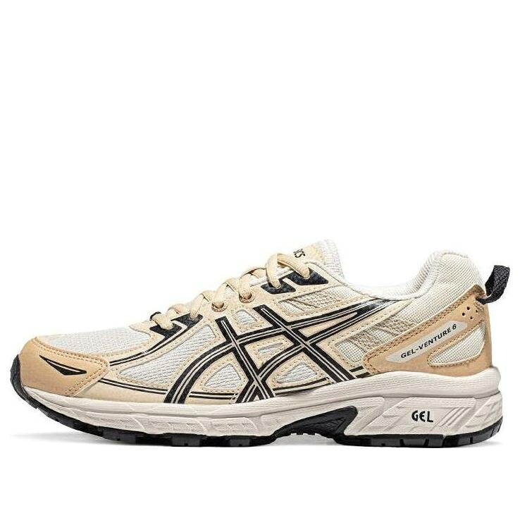 アシックス スニーカー 運動すること靴 ベージュ 黒いこと 黒いこと 白いこと 白いこと \u0027BEIGE BLACK\u0027 スニーカー レディース ASICS (WMNS) GEL-VENTURE 6 RUNNING SHOES 1012B359-105 / BEIGE BLACK WHITE