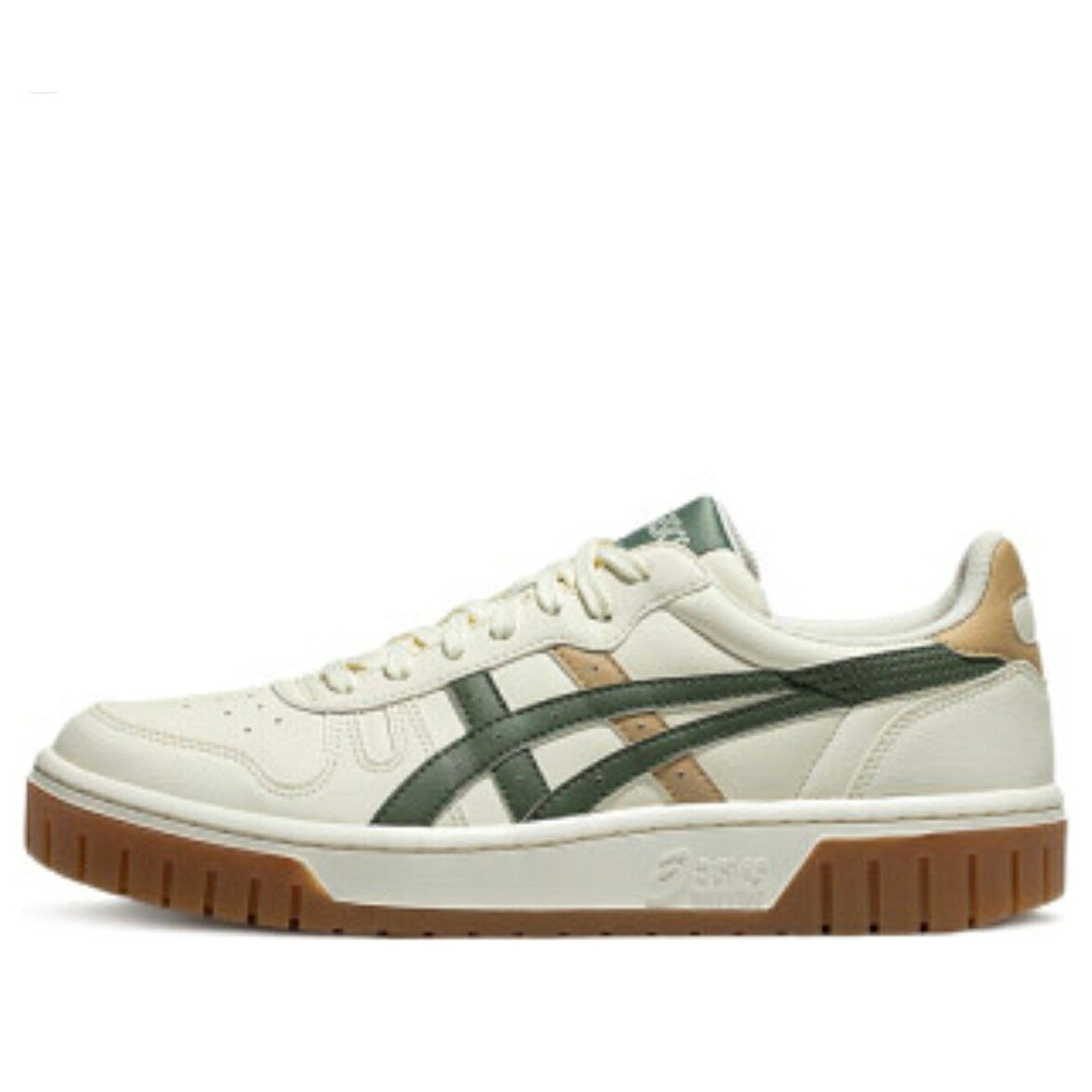 アシックス コート クリーム ベージュ オリーブ 緑 グリーン 'VERSATILE GREEN' スニーカー メンズ ASICS COURT MZ CREAM 1203A508-200 / BEIGE OLIVE GREEN