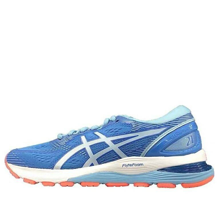 アシックス 青色 ブルー 'BLUE SKYLIGHT' スニーカー レディース ASICS (WMNS) GEL-NIMBUS 21 COAST 1012A156-400 / BLUE