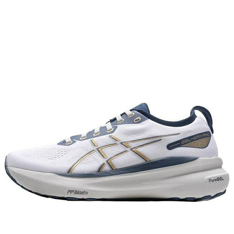 アシックス 白色 ホワイト 青色 ブルー 黄色 イエロー 'WHITE' スニーカー メンズ ASICS GEL-KAYANO 31 1011B995-021 / WHITE BLUE YELLOW