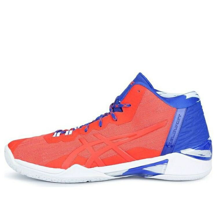 アシックス 橙 オレンジ色 青み 青色 白いこと 白いこと \u0027ORANGE BLUE\u0027 スニーカー メンズ ASICS GEL-BURST 23 GE 1061A018-816 / ORANGE BLUE WHITE
