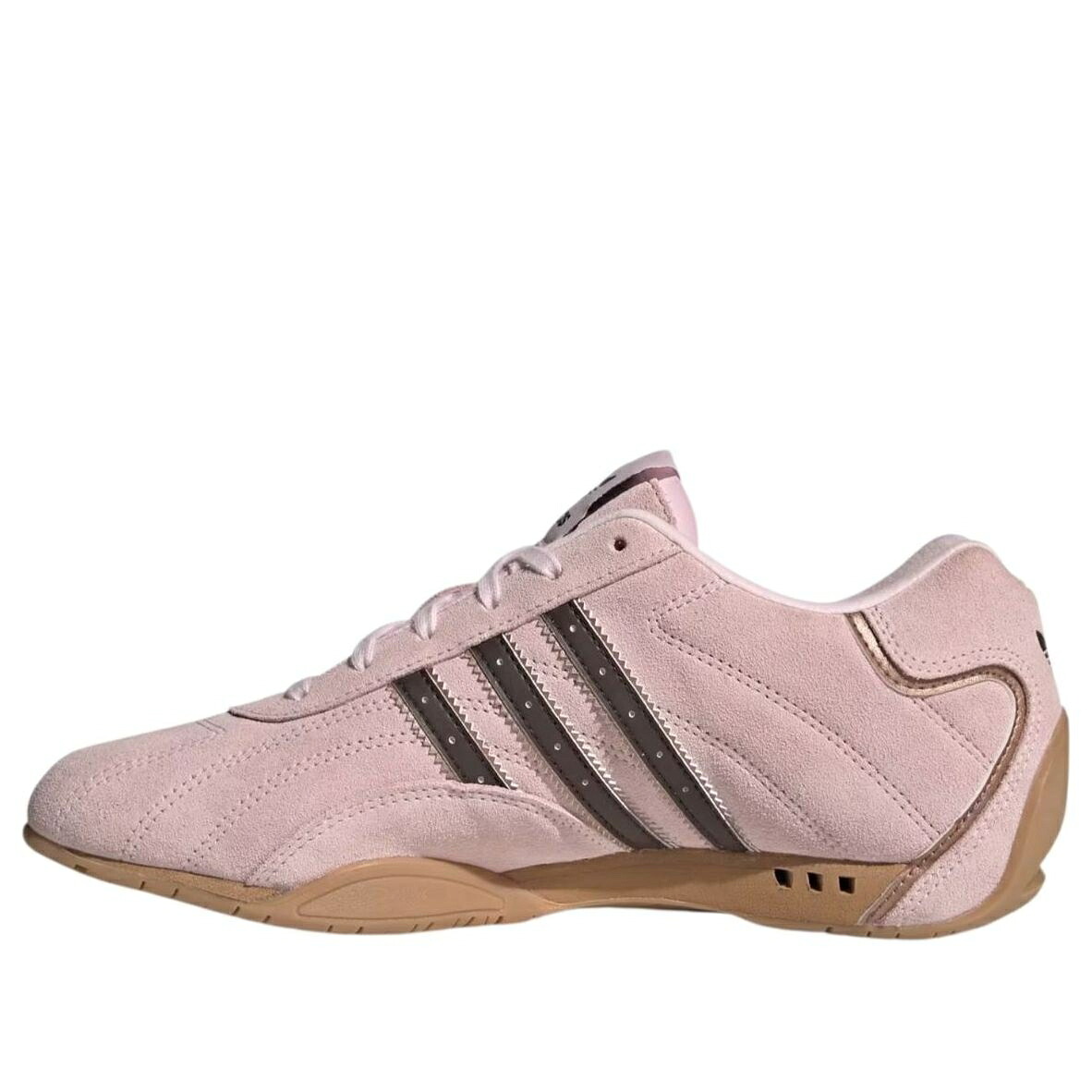 アディダス さくら色 赤銅色 赤銅色 \u0027PINK BROWN\u0027 スニーカー レディース ADIDAS (WMNS) ADIRACER LO DARK JS4519 / ALMOST PINK DARK BROWN