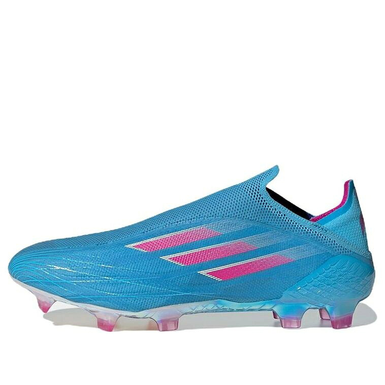 アディダス 青み 青色 サクラ色 SPEEDFLOW+ \u0027SAPPHIRE PACK\u0027 スニーカー メンズ ADIDAS X FG EDGE GW7435 / BLUE PINK