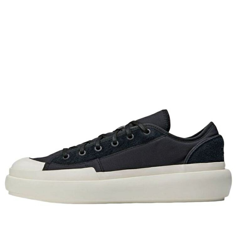 アディダス コート 黒色 ブラック 白色 ホワイト BLACK WHITE スニーカー メンズ ADIDAS X Y-3 AJATU COURT LOW OFF ID4210 / BLACK WHITE