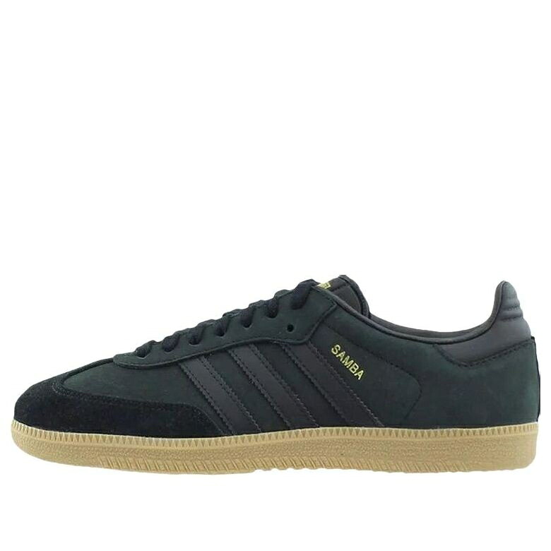 アディダス サンバ コア 黒色 ブラック ゴールド 'BLACK GUM' スニーカー メンズ ADIDAS SAMBA BZ0063 / CORE BLACK CORE BLACK GOLD