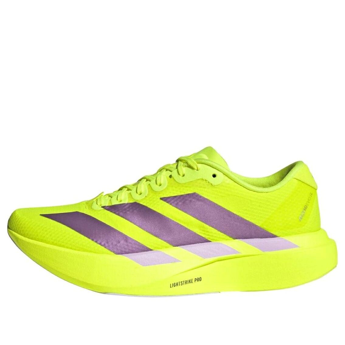 アディダス アディゼロ 黄色 イエロー 'SOLAR PLUM' スニーカー レディース ADIDAS (WMNS) ADIZERO EVO SL YELLOW AURORA JR4731 / SOLAR YELLOW AURORA PLUM|スニケス
