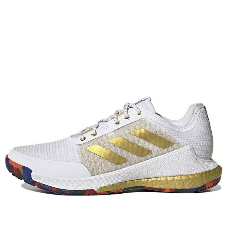 アディダス ゴールド 白いこと 白いこと \u0027WHITE METALLIC\u0027 スニーカー レディース ADIDAS (WMNS) CRAZYFLIGHT GOLD GY9265 / CLOUD WHITE GOLD METALLIC CLOUD