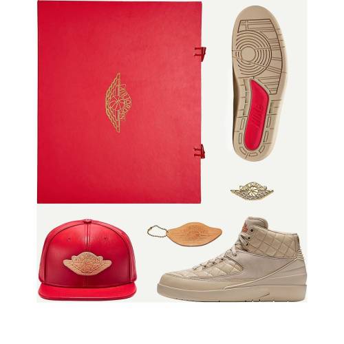 ナイキ ジョーダン ゴールド 赤 赤いこと \u0027BEACH\u0027 スニーカー メンズ JORDAN AIR 2 RETRO X JUST DON 834825-250 / BRACH MTLLC GOLD UNIVERSITY RED