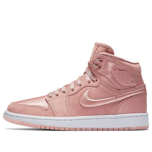 ナイキ ジョーダン 御機嫌 白いこと 白いこと ゴールド \u0027SEASON HER: TINT\u0027 スニーカー レディース JORDAN (WMNS) AIR 1 RETRO HIGH OF SUNSET AO1847-645 / SUNSET TINT WHITE METALLIC GOLD