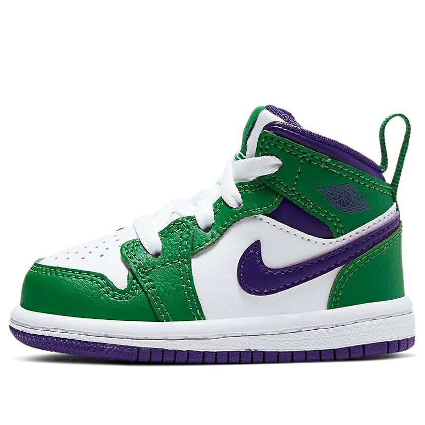 ナイキ ジョーダン ミッド 緑 グリーン 白色 ホワイト 黒色 ブラック 'HULK' ベビー JORDAN (TD) AIR 1 MID 640735-300 / GREEN WHITE BLACK