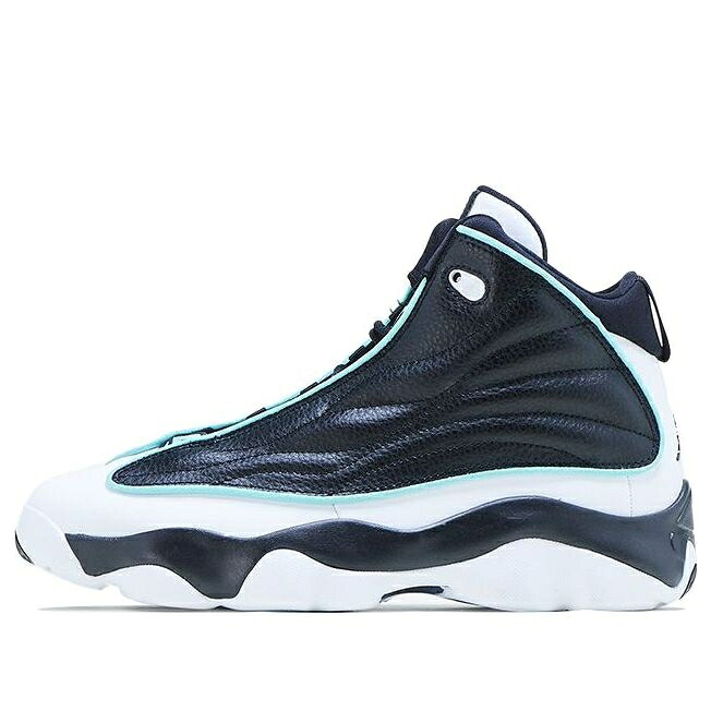 ナイキ ジョーダン プロ 黒色 ブラック 白色 ホワイト 緑 グリーン 'BLACK TWIST' ジュニア キッズ JORDAN (GS) AIR PRO STRONG TROPICAL DC7911-001 / BLACK WHITE GREEN ベビー マタニティ スニーカー｜スニケス