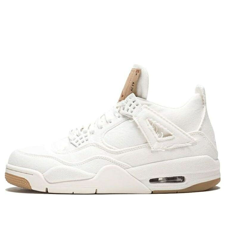 ナイキ ジョーダン 白いこと 白いこと ジーンズ LEVI\u0027S \u0027WHITE DENIM\u0027 スニーカー メンズ JORDAN AIR 4 RETRO X AO2571-100 / WHITE DENIM