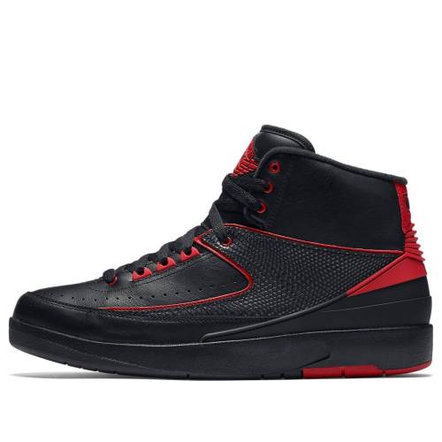 ナイキ ジョーダン 黒色 ブラック 赤 レッド ALTERNATE 87 スニーカー メンズ JORDAN AIR 2 RETRO 834274-001 / BLACK VARSITY RED