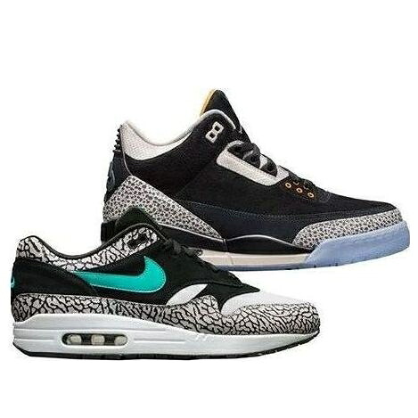 ナイキ ジョーダン マックス \u0026 エア湖マックス \u0027SAFARI PACK\u0027 スニーカー メンズ JORDAN ATMOS X AIR 3 RETRO MAX 1 923098-900 / MULTI COLOR MULTI COLOR