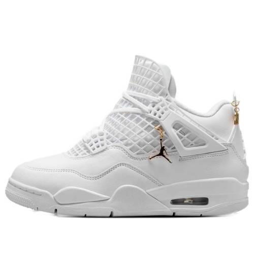 ナイキ ジョーダン 白いこと 白いこと ゴールド \u0027NET WHITE\u0027 スニーカー レディース JORDAN (WMNS) AIR 4 RETRO FN7251-107 / WHITE PHANTOM METALLIC GOLD