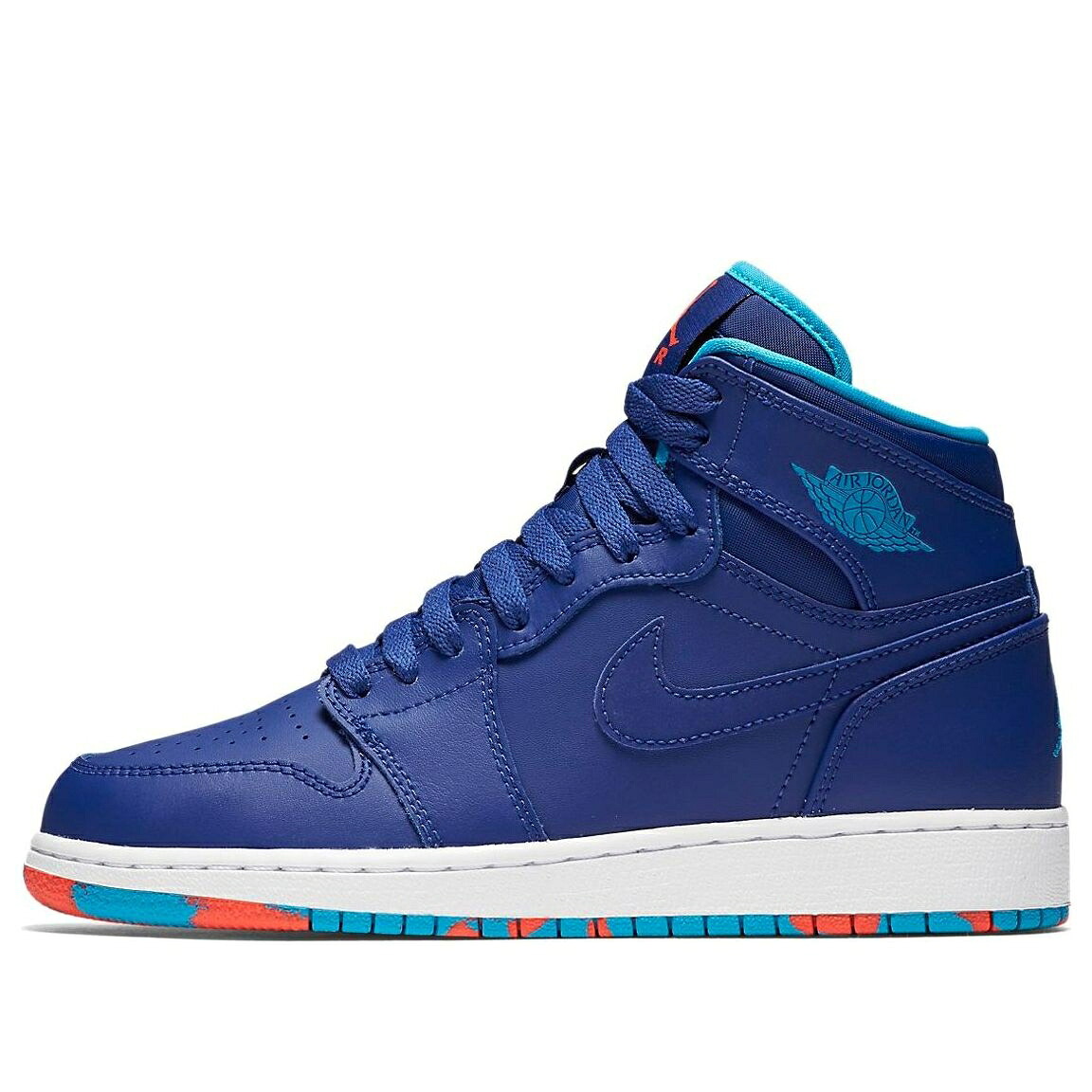 ナイキ ジョーダン ハイ 青色 ブルー 'DEEP BLUE' ジュニア キッズ JORDAN (GS) AIR 1 RETRO HIGH ROYAL 705300-433 / BLUE ベビー マタニティ スニーカー