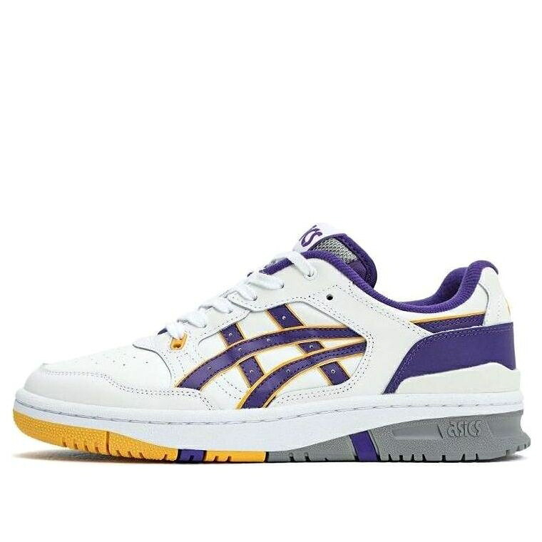 アシックス 白色 ホワイト 紫 パープル 'LAKERS' スニーカー メンズ ASICS EX89 1201A476-102 / WHITE PURPLE|スニケス